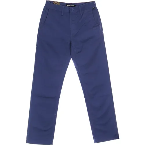 Relaxed Chino Long Trousers True Navy , male, Sizes: W34, W32, W30 - Vans - Modalova