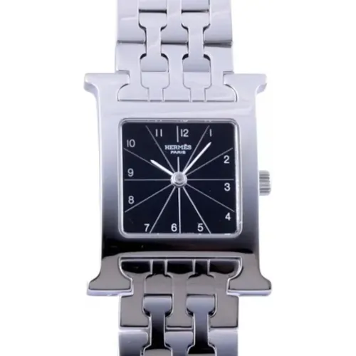 Pre-owned Metal Hermès watch , male, Sizes: ONE SIZE - Hermès Vintage - Modalova