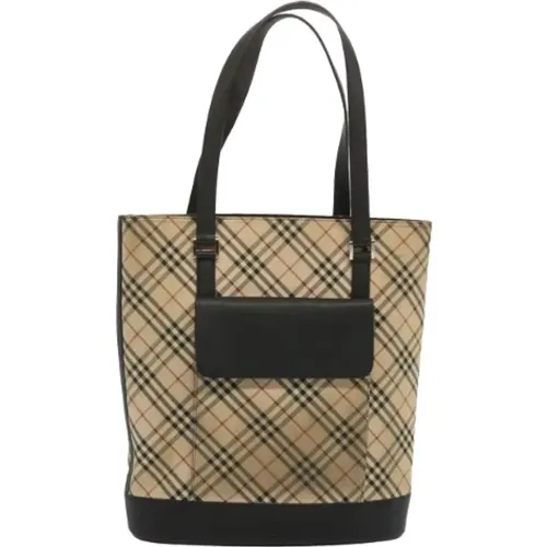 Pre-owned Canvas totes , female, Sizes: ONE SIZE - Burberry Vintage - Modalova