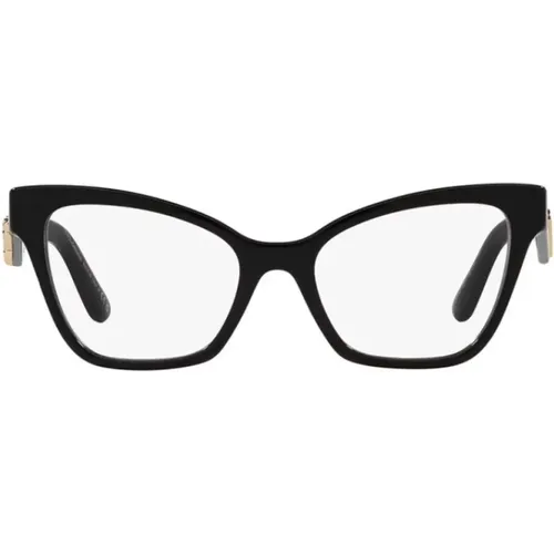 Elevate Your Look with Stylish Cat-Eye Glasses , female, Sizes: 52 MM - Dolce & Gabbana - Modalova