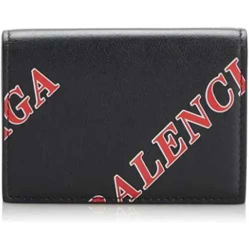 Pre-owned Leather Wallet , female, Sizes: ONE SIZE - Balenciaga Vintage - Modalova