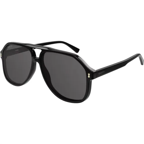 Sonnenbrille Gg1042S Schwarz , Herren, Größe: 60 MM - Gucci - Modalova