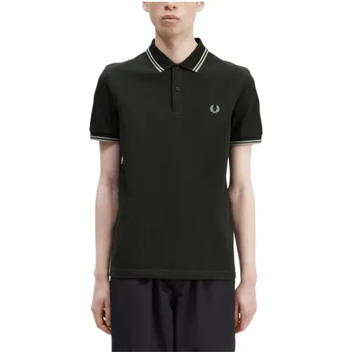 Klassisches Poloshirt für sportlichen und anspruchsvollen Stil , Herren, Größe: M - Fred Perry - Modalova