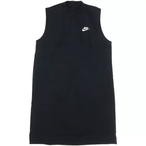 Sporty Sleeveless Dress /White , female, Sizes: M, S - Nike - Modalova