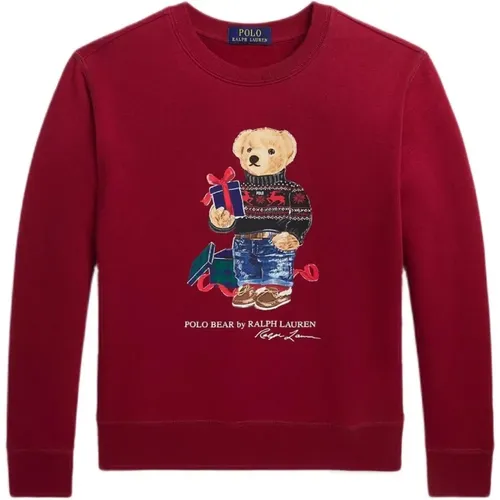 Urlaub Sweatshirt Festliches Rotes Design - Polo Ralph Lauren - Modalova