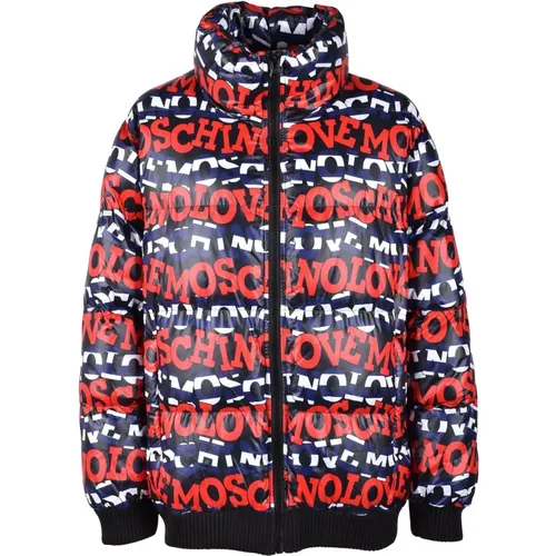 Gepolsterte Jacke für Frauen - Love Moschino - Modalova