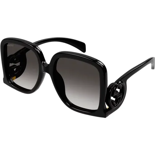 Grey Shaded Sunglasses,Violet/Grey Shaded Sunglasses,Fuchsia/Violet Shaded Sunglasses - Gucci - Modalova