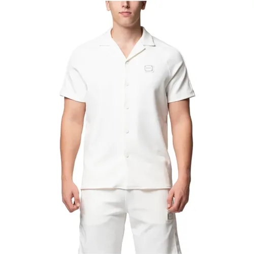 Weiße Piqué-Bluse , Herren, Größe: L - My Brand - Modalova