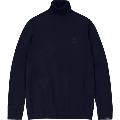 Butcher of , Clifden Coll Dunkelblaues Pullover , Herren, Größe: M - Butcher of Blue - Modalova