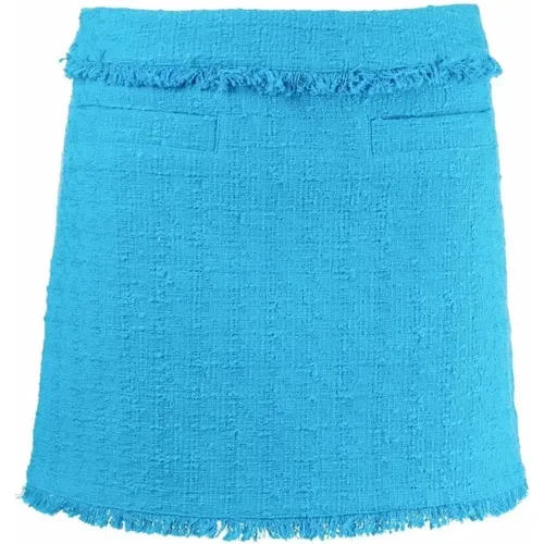 Blaue Tweed Mini Rock , Damen, Größe: S - Proenza Schouler - Modalova