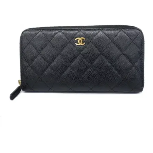 Pre-owned Leather wallets , female, Sizes: ONE SIZE - Chanel Vintage - Modalova