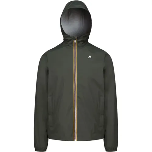 Hooded Jacket , male, Sizes: XL, 2XL - K-way - Modalova