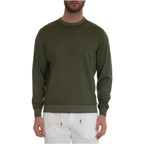 Round Neck Sweater , male, Sizes: 2XL, L - Kiton - Modalova