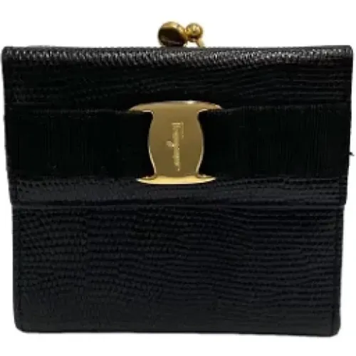 Pre-owned Leather wallets , female, Sizes: ONE SIZE - Salvatore Ferragamo Pre-owned - Modalova