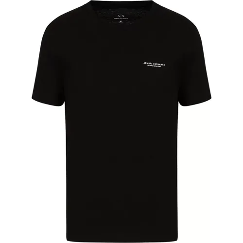 T-shirts and Polos with Micrologo , male, Sizes: XL, L, M, 2XL - Armani Exchange - Modalova