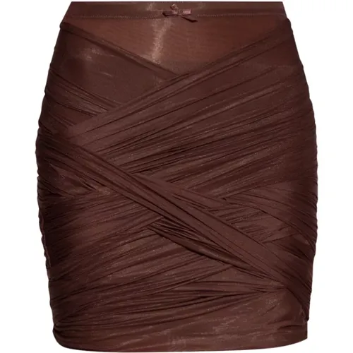 Draped skirt , female, Sizes: M, S, L - alexander wang - Modalova