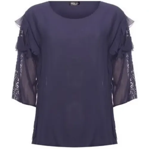 Indigo Spitzenärmel Top Twinset - Twinset - Modalova