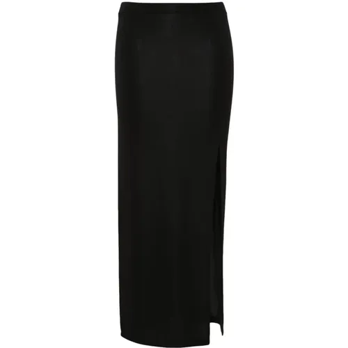 Pencil Skirt with Side Slit , female, Sizes: S, XS - Twinset - Modalova