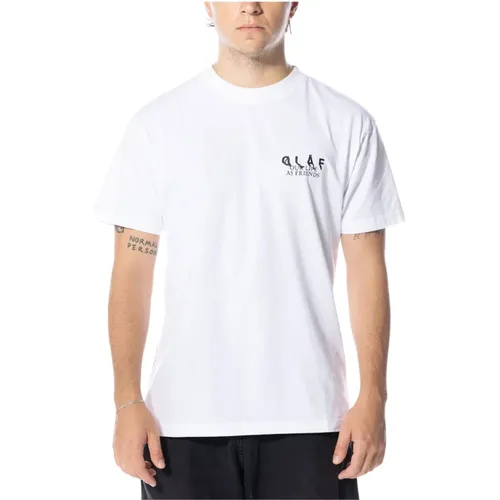 T-Shirts , Herren, Größe: XL - Olaf Hussein - Modalova