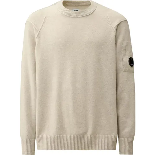 Eco-friendly Lambswool Knit Sweater , male, Sizes: L, 3XL, XL, 2XL - C.P. Company - Modalova