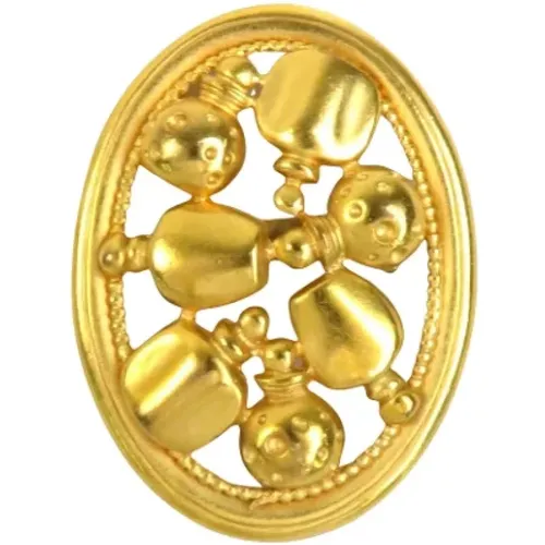 Pre-owned Metal brooches , female, Sizes: ONE SIZE - Dior Vintage - Modalova