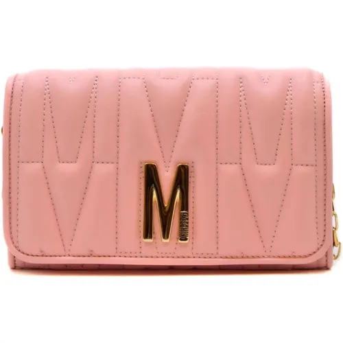 Envelope Clutch Bag , female, Sizes: ONE SIZE - Moschino - Modalova