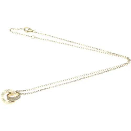 Pre-owned Rose Gold necklaces , female, Sizes: ONE SIZE - Cartier Vintage - Modalova