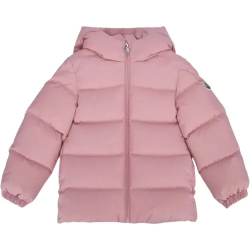 Rosa Daunen-Bomberjacke Kinder - Moncler - Modalova