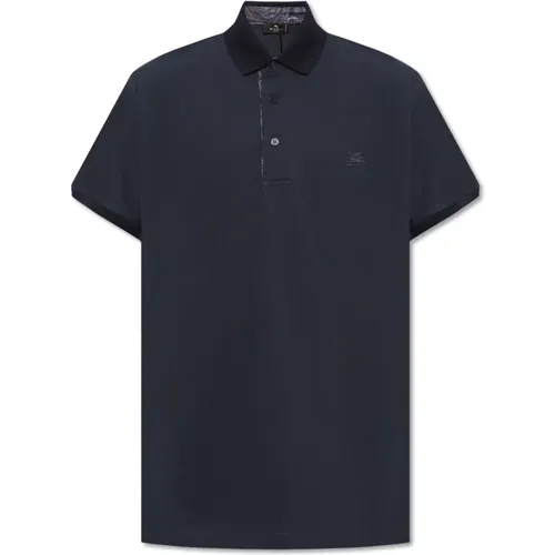 Baumwoll-Poloshirt , Herren, Größe: S - ETRO - Modalova