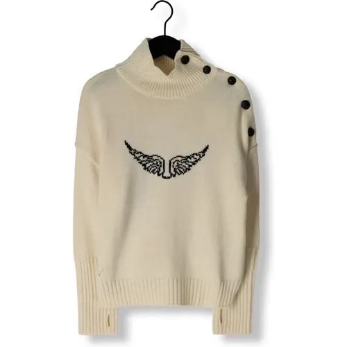 Ecru Pullover Stilvoll Bequem - Zadig & Voltaire - Modalova