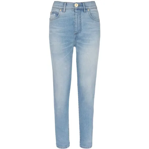 Hw 5 pkts vintage slim jeans , female, Sizes: M, L - Balmain - Modalova