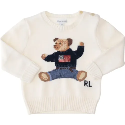 Baumwoll-Crew-Neck-Sweatshirt Polo Bear - Polo Ralph Lauren - Modalova