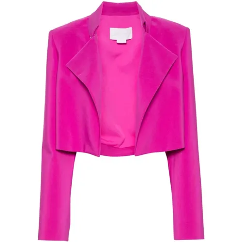 Crystal-Embellished Jacket , female, Sizes: S - Genny - Modalova