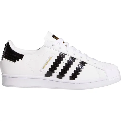 Limitierte Auflage Superstar Lego Sneakers , Herren, Größe: 38 EU - Adidas - Modalova