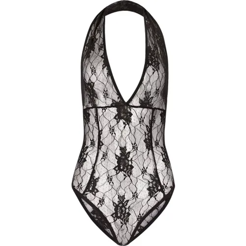 Lace Bodysuit - Elegant Style , female, Sizes: XL, M, S, XS, 2XS - Nina Ricci - Modalova