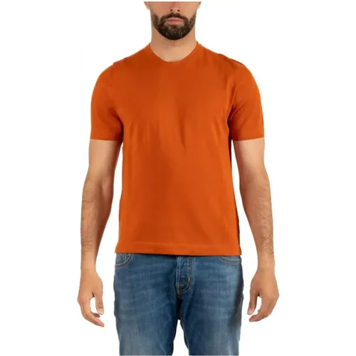 Herren Casual T-Shirt , Herren, Größe: S - Hindustrie - Modalova