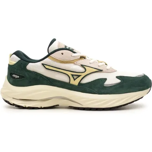 Low-Top Sneakers Rider B 01 Green , male, Sizes: 6 1/2 UK, 6 UK - Mizuno - Modalova