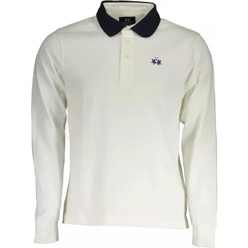 Cotton Polo Shirt with Long Sleeves , male, Sizes: 4XL - LA MARTINA - Modalova