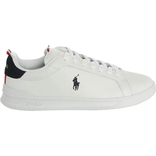 Weiße Leder Tennisschuhe - Ralph Lauren - Modalova