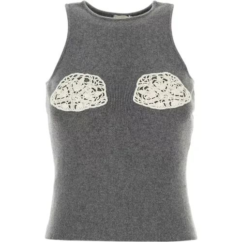 Kaschmir Tank Top in Grau - Magda Butrym - Modalova