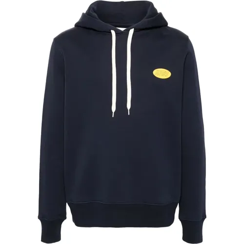 Grauer Baumwoll-Hoodie mit Weißem Logo - Autry - Modalova