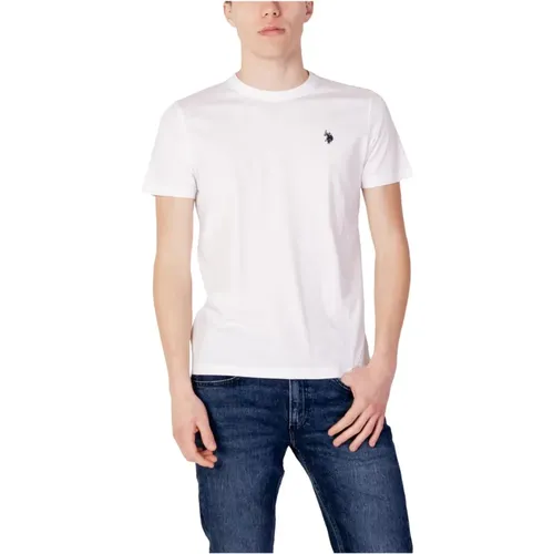 Mens Plain T-shirt , male, Sizes: M, 3XL, S, 2XL, L, XL - U.s. Polo Assn. - Modalova