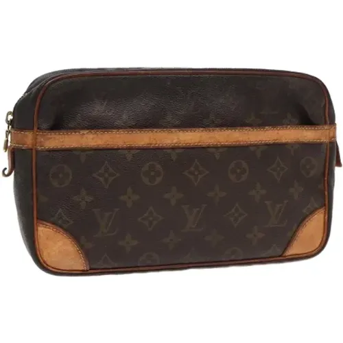 Pre-owned Canvas clutches , female, Sizes: ONE SIZE - Louis Vuitton Vintage - Modalova