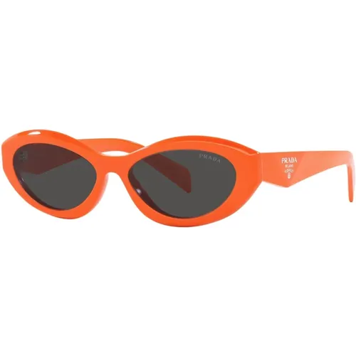 Orange/Dark Grey Sunglasses Prada - Prada - Modalova