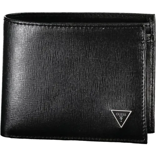 Elegant Leather Wallet with Rfid Protection , male, Sizes: ONE SIZE - Guess - Modalova