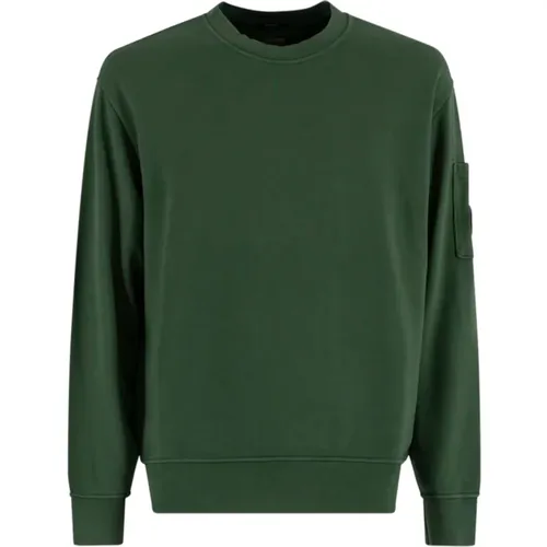 Sweater with Lens Detail , male, Sizes: XL, L, M - C.P. Company - Modalova