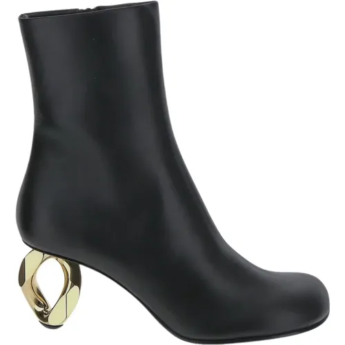 Stylish Chain Heel Boots , female, Sizes: 3 UK - JW Anderson - Modalova