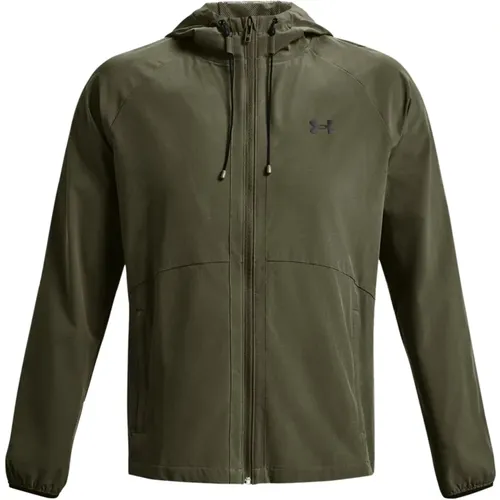 Stretch Woven Jacket , male, Sizes: 2XL, S, L - Under Armour - Modalova