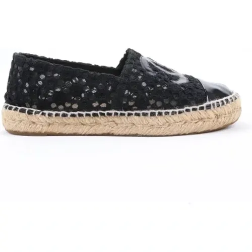 Pre-owned Leather espadrilles , female, Sizes: 4 UK - Chanel Vintage - Modalova