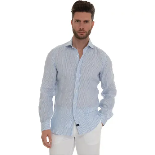 Casual shirt , male, Sizes: 3XL, 4XL - Fay - Modalova